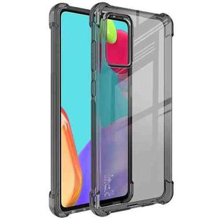 For Samsung Galaxy A52 5G / 4G IMAK All-inclusive Shockproof Airbag TPU Case with Screen Protector(Transparent Black)