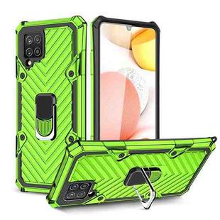 For Samsung Galaxy A42 5G Cool Armor PC + TPU Shockproof Case with 360 Degree Rotation Ring Holder(Green)