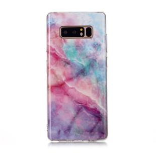 For Galaxy Note 8 Coloured Drawing Pattern IMD Workmanship Soft TPU Protective Case(Pink Sky)