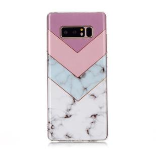 For Galaxy Note 8 Coloured Drawing Pattern IMD Workmanship Soft TPU Protective Case(Tricolor)