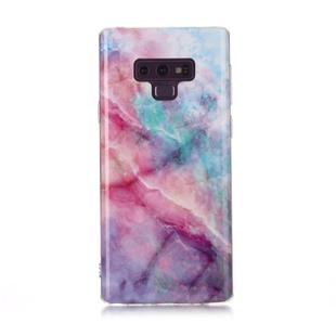 For Galaxy Note 9 Coloured Drawing Pattern IMD Workmanship Soft TPU Protective Case(Pink Sky)