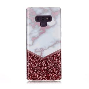 For Galaxy Note 9 Coloured Drawing Pattern IMD Workmanship Soft TPU Protective Case(Color Matching)