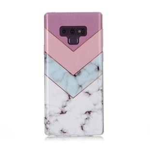 For Galaxy Note 9 Coloured Drawing Pattern IMD Workmanship Soft TPU Protective Case(Tricolor)