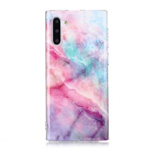 For Galaxy Note 10 Coloured Drawing Pattern IMD Workmanship Soft TPU Protective Case(Pink Sky)