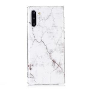 For Galaxy Note 10 Coloured Drawing Pattern IMD Workmanship Soft TPU Protective Case(White)