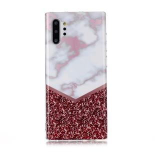 For Galaxy Note 10+ Coloured Drawing Pattern IMD Workmanship Soft TPU Protective Case(Color Matching)
