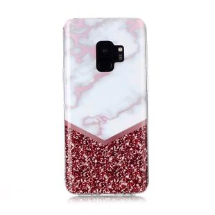 For Galaxy S9 Coloured Drawing Pattern IMD Workmanship Soft TPU Protective Case(Color Matching)