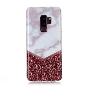 For Galaxy S9+ Coloured Drawing Pattern IMD Workmanship Soft TPU Protective Case(Color Matching)