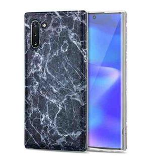 For Samsung Galaxy Note10 TPU Glossy Marble Pattern IMD Protective Case(Dark Grey)