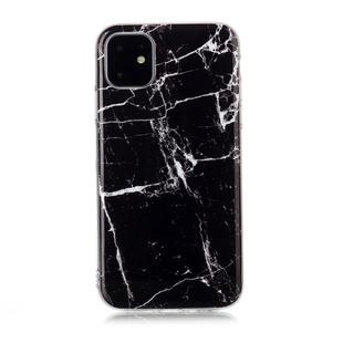 For iPhone 11 Coloured Drawing Pattern IMD Workmanship Soft TPU Protective Case(Black)