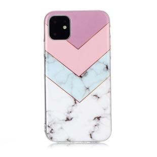 For iPhone 11 Coloured Drawing Pattern IMD Workmanship Soft TPU Protective Case(Tricolor)