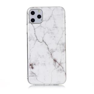 For iPhone 11 Pro Coloured Drawing Pattern IMD Workmanship Soft TPU Protective Case(White)