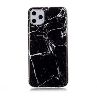 For iPhone 11 Pro Max Coloured Drawing Pattern IMD Workmanship Soft TPU Protective Case(Black)