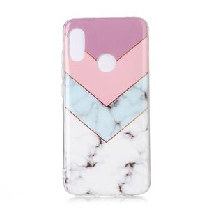 For Xiaomi Redmi 6 Pro Coloured Drawing Pattern IMD Workmanship Soft TPU Protective Case(Tricolor)