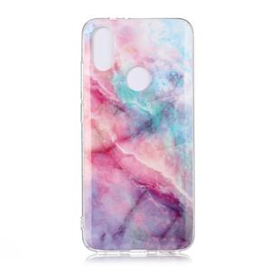 For Xiaomi 6X Coloured Drawing Pattern IMD Workmanship Soft TPU Protective Case(Pink Sky)