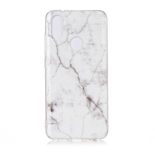 For Xiaomi 6X Coloured Drawing Pattern IMD Workmanship Soft TPU Protective Case(White)