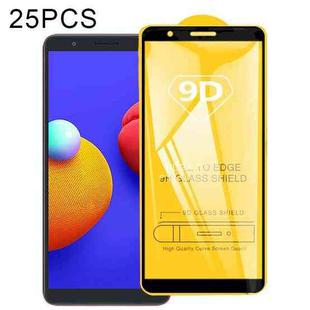 For Samsung Galaxy M01 Core 25 PCS 9D Full Glue Full Screen Tempered Glass Film