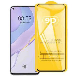 For Huawei Nova 7 9D Full Glue Full Screen Tempered Glass Film