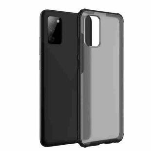 For Samsung Galaxy A02s (EU Edition) Four-corner Shockproof TPU + PC Protective Case(Black)