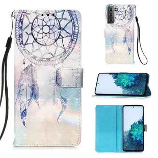 For Samsung Galaxy 21 5G 3D Painting Horizontal Flip Leather Case with Holder & Card Slot & Wallet & Lanyard(Fantasy Wind Chimes)