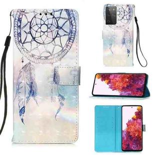 For Samsung Galaxy 21 Ultra 5G 3D Painting Horizontal Flip Leather Case with Holder & Card Slot & Wallet & Lanyard(Fantasy Wind Chimes)