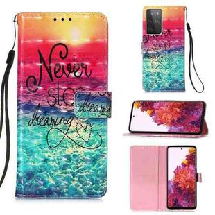 For Samsung Galaxy 21 Ultra 5G 3D Painting Horizontal Flip Leather Case with Holder & Card Slot & Wallet & Lanyard(Color Picture)