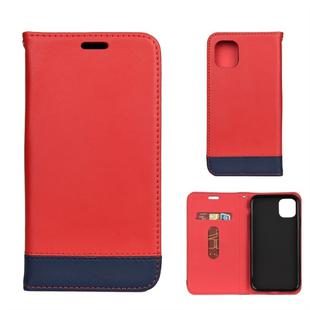 For iPhone 11 Pro Horizontal Flip Leather Case with Holder & Card Slots(Red)