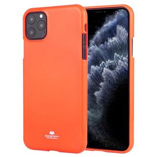 For iPhone 11 Pro MERCURY GOOSPERY JELLY TPU Fluorescence Shockproof and Scratch Case(Orange)