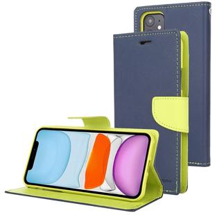 For iPhone 11 MERCURY GOOSPERY FANCY DIARY Horizontal Flip Leather Case with Holder & Card Slots & Wallet(Navy)