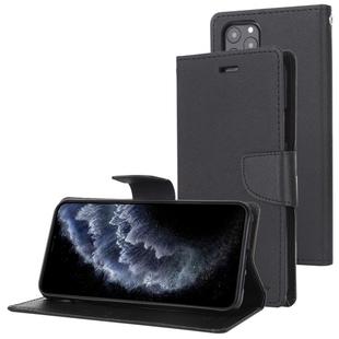 For iPhone 11 Pro MERCURY GOOSPERY FANCY DIARY Horizontal Flip Leather Case with Holder & Card Slots & Wallet(Black)