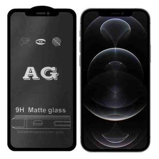 For iPhone 12 / 12 Pro AG Matte Frosted Full Cover Tempered Glass Film