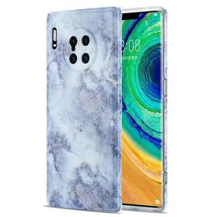 For Huawei Mate 30 Pro TPU Glossy Marble Pattern IMD Protective Case(Earthy Grey)