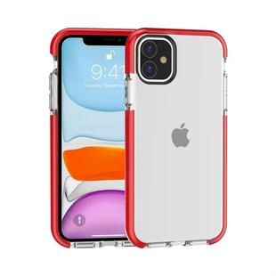 For iPhone 11 Highly Transparent Soft TPU Case(Red)