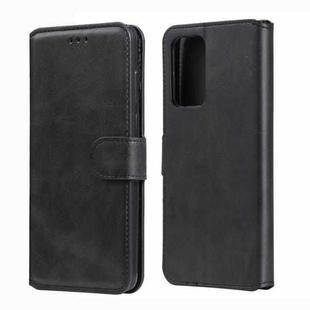 For Samsung Galaxy A52 5G Classic Calf Texture PU + TPU Horizontal Flip Leather Case, with Holder & Card Slots & Wallet(Black)