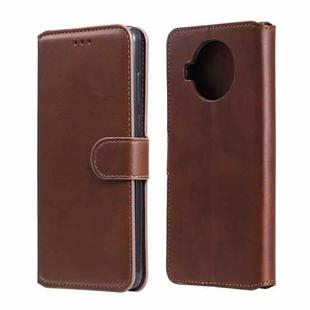For Xiaomi Mi 10T Lite 5G / Redmi Note 9 Pro 5G Classic Calf Texture PU + TPU Horizontal Flip Leather Case, with Holder & Card Slots & Wallet(Brown)