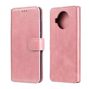 For Xiaomi Mi 10T Lite 5G / Redmi Note 9 Pro 5G Classic Calf Texture PU + TPU Horizontal Flip Leather Case, with Holder & Card Slots & Wallet(Rose Gold)