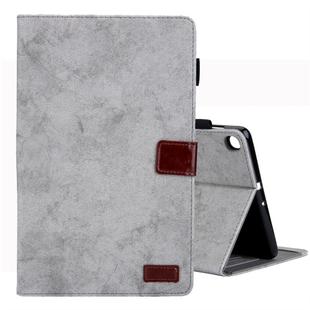 For Galaxy Tab A 8.0 (2019) / T290 Business Style Horizontal Flip Leather Case, with Holder & Card Slot & Photo Frame & Sleep / Wake-up Function(Grey)