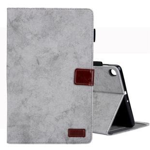 For Galaxy Tab A 10.1 (2019) Business Style Horizontal Flip Leather Case, with Holder & Card Slot & Photo Frame & Sleep / Wake-up Function(Grey)