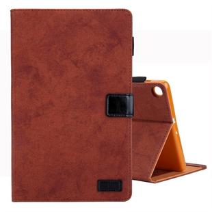 For Galaxy Tab S5e / T720 Business Style Horizontal Flip Leather Case, with Holder & Card Slot & Photo Frame & Sleep / Wake-up Function(Brown)