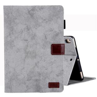 For iPad 10.2 2021 / 2020 / 2019 Business Style Horizontal Flip Leather Case, with Holder & Card Slot & Photo Frame & Sleep / Wake-up Function(Grey)