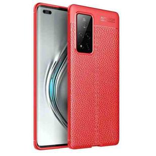 For Huawei Honor V40 Litchi Texture TPU Shockproof Case(Red)