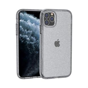 For iPhone 11 Pro Max Shockproof Terminator Style Glitter Powder Protective Case(Grey)