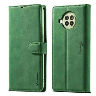 For Xiaomi Mi 10T Lite Forwenw F1 Series Matte Strong Magnetism Horizontal Flip Leather Case with Holder & Card Slots & Wallet & Photo Frame(Green)