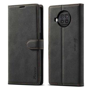 For Xiaomi Mi 10T Lite Forwenw F1 Series Matte Strong Magnetism Horizontal Flip Leather Case with Holder & Card Slots & Wallet & Photo Frame(Black)