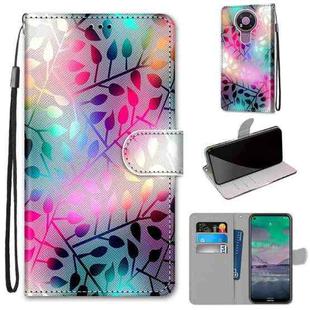 For Nokia 3.4 Coloured Drawing Cross Texture Horizontal Flip PU Leather Case with Holder & Card Slots & Wallet & Lanyard(Translucent Glass)
