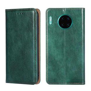 For Huawei Mate 30 Pro PU + TPU Gloss Oil Solid Color Magnetic Horizontal Flip Leather Case with Holder & Card Slot & Wallet(Green)