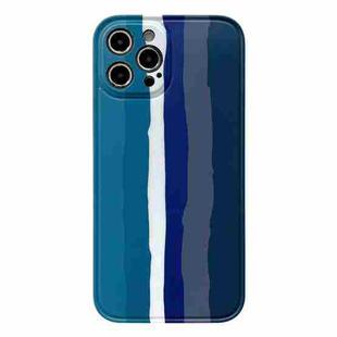 Rainbow IMD Shockproof TPU Protective Case For iPhone 11 Pro(Blue)