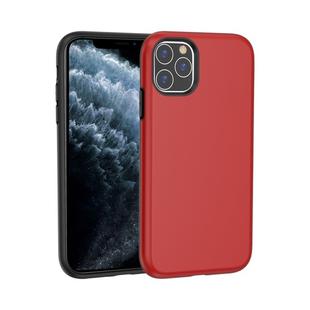 For iPhone 11 Pro Max Shockproof Terminator Style Solid Color Protective Case(Red)
