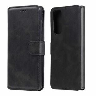 For Huawei P Smart 2021 Classic Calf Texture PU + TPU Horizontal Flip Leather Case, with Holder & Card Slots & Wallet(Black)