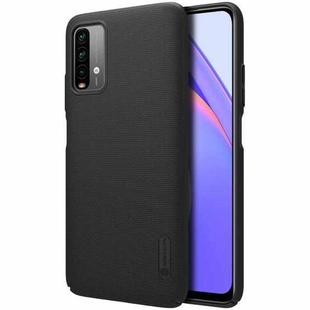 For Xiaomi Redmi Note 9 4G (CN Version) NILLKIN Frosted Concave-convex Texture PC Protective Case(Black)